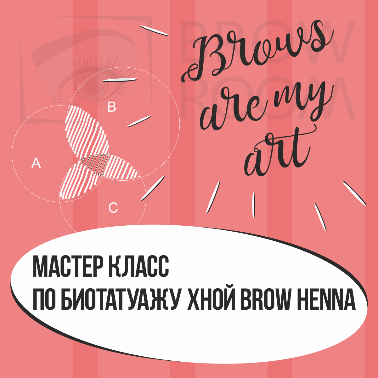 Мастер - Класс по биотатуажу бровей хной Bio Henna.